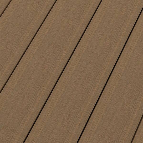 NewTechWood UltraShield Naturale Peruvian Teak Composite Hybrid Deck Board Sample