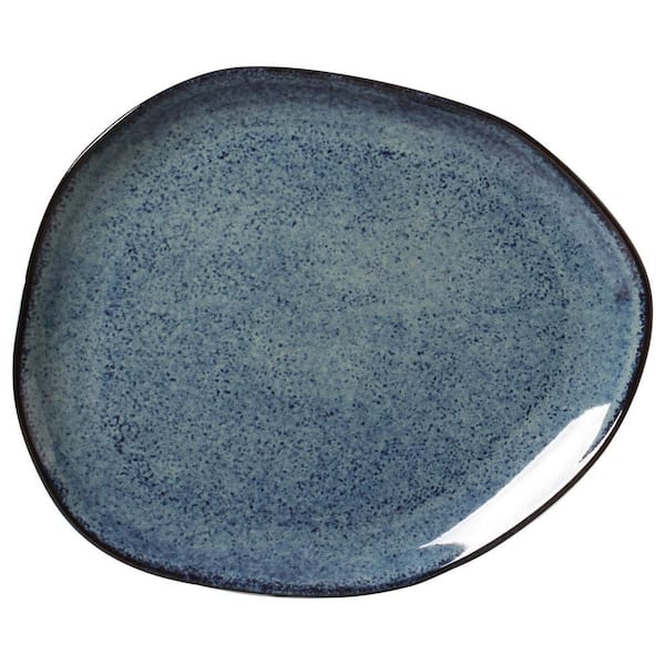Denim Oval Dinner Plate Organic (Set of 6)