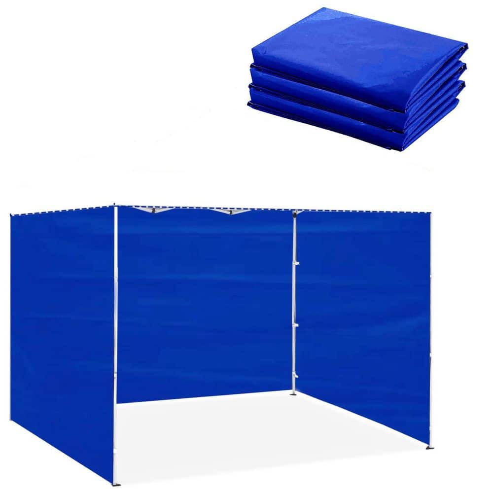 Instant Canopy Tent Sidewall for 10 x 10 Pop Up Canopy Waterproof in Blue(3