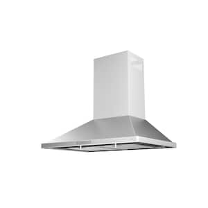 Venezia 30 in. 700 CFM Wall Mount Range Hood with LED Light in Stainless Steel