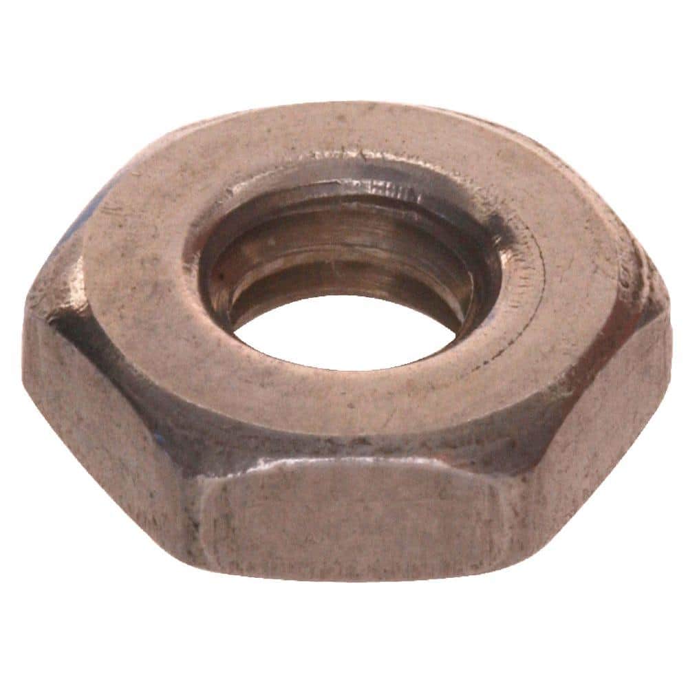 10 1/2-13 Hex Jam Half Nuts Stainless Steel 1/2x13 Nut 1/2 x 13 Thin 