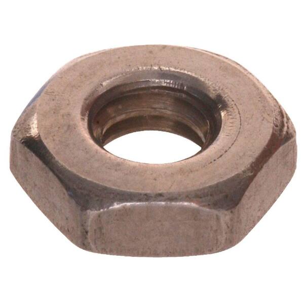 thumbnail image 2 of 10 Pcs 3/4-10 Nylon Insert Lock Nuts - Thin Jam Half Height - Grade 2 Zinc Steel 2 of 2
