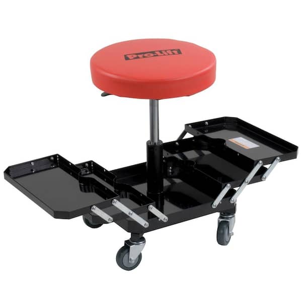 Pro-Lift Pneumatic Chair with Tackle Box Style Tool Trays