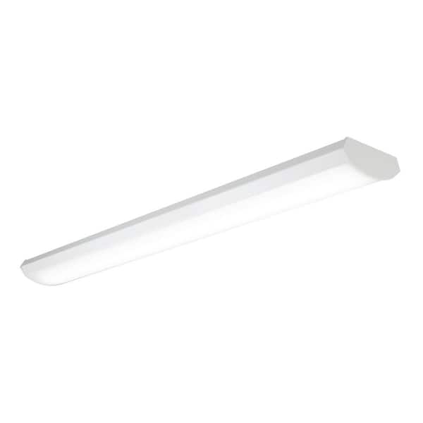 Metalux WPLD 4 ft. 4000 Lumens White Integrated LED Linear Low Profile Wraparound Light at 3500K, 45W 80 CRI