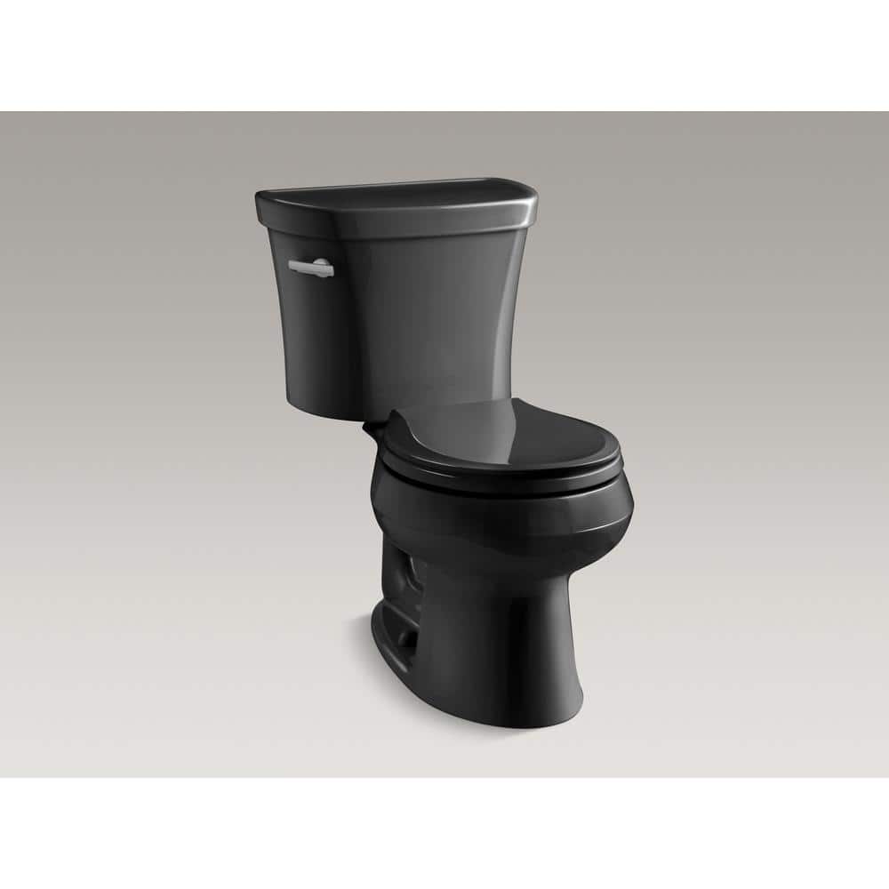 White High Efficiency Round Two-Piece Toilet