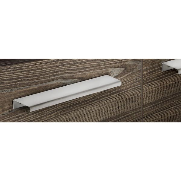 Lenox Collection 17 in. (432 mm) Modern Brushed Stainless Steel Cabinet Finger Pull