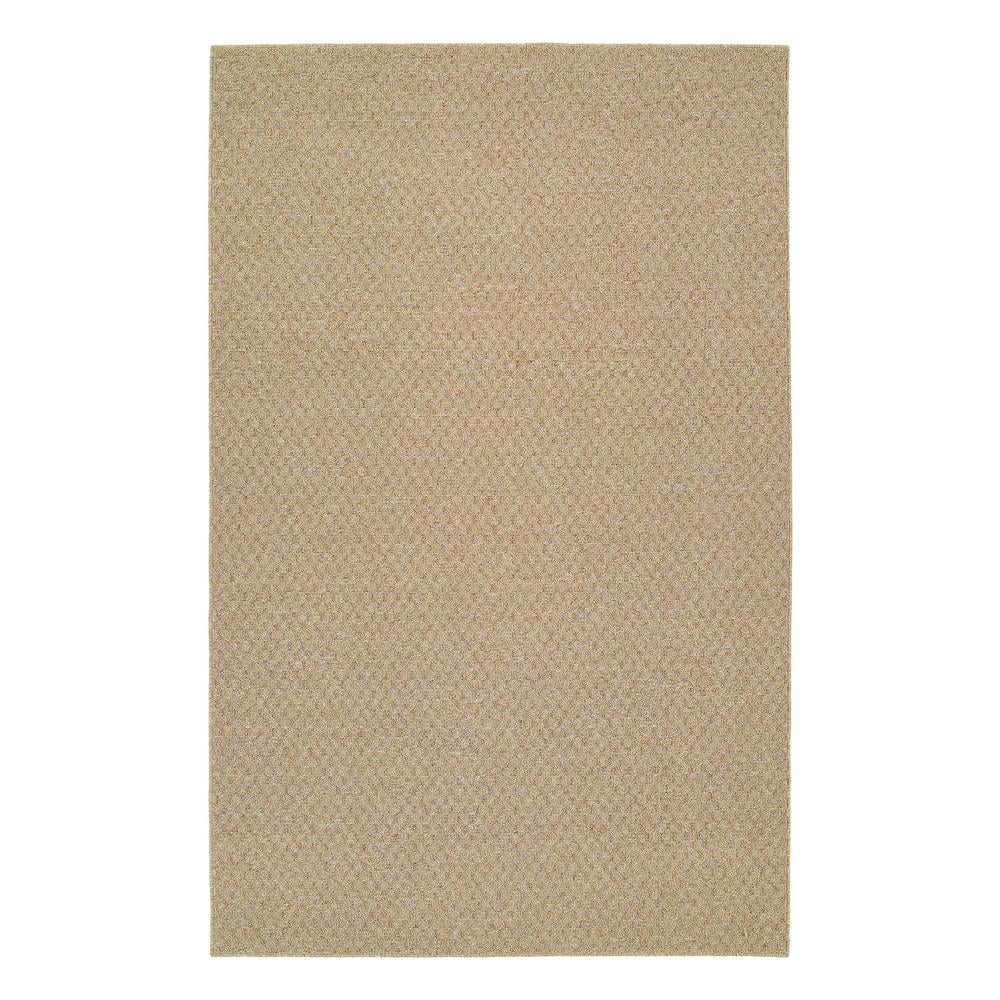 Town Square Tan Tufted Polypropylene Area Rug, 3' x 5'