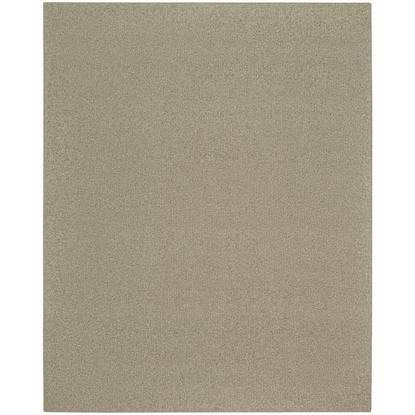 Natural Harmony Hampton Rib Cobblestone Custom Area Rug with Pad