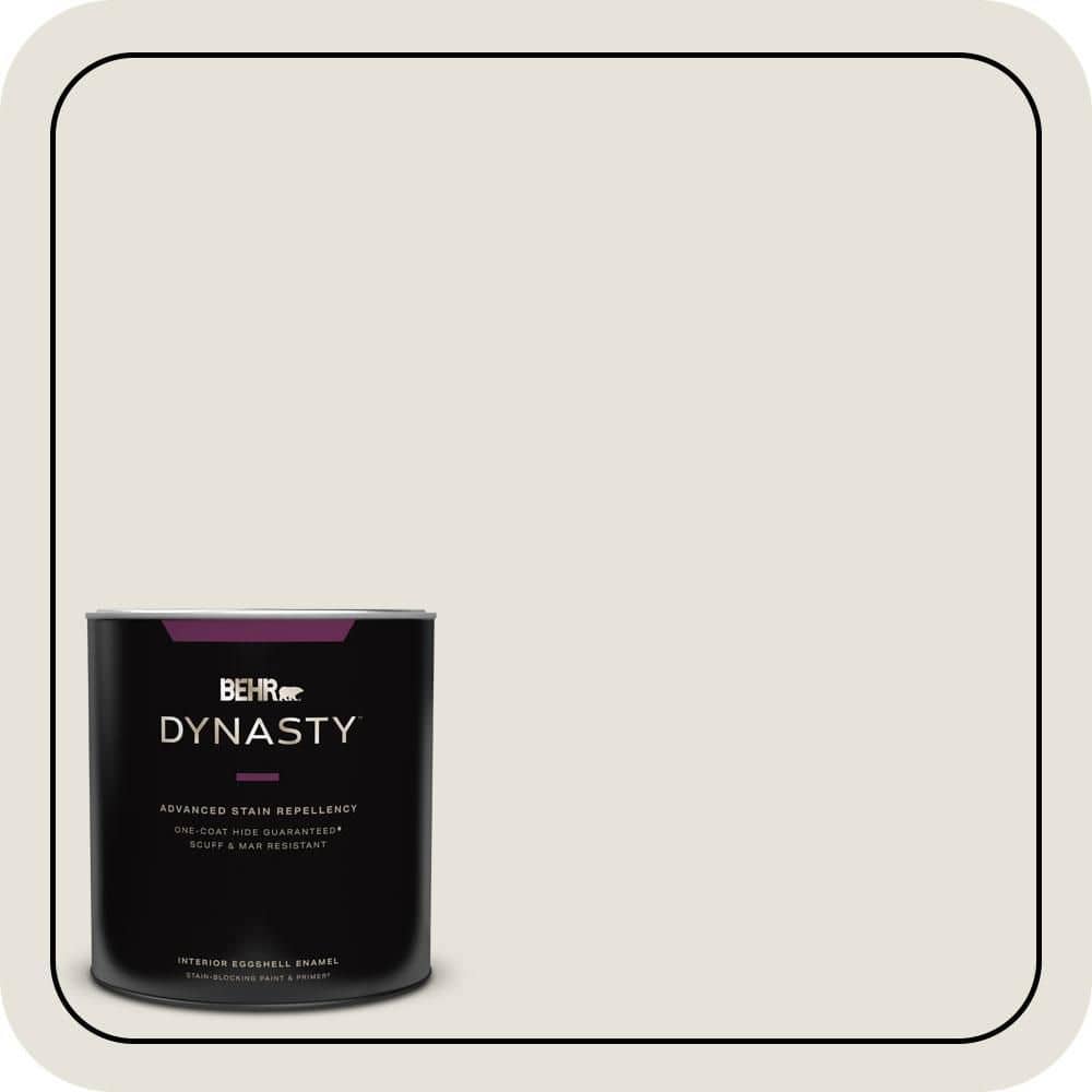 1 qt. Home Decorators Collection #HDC-NT-21 Weathered White Eggshell Enamel Interior Stain-Blocking Paint & Primer price history on PriceWatchPro