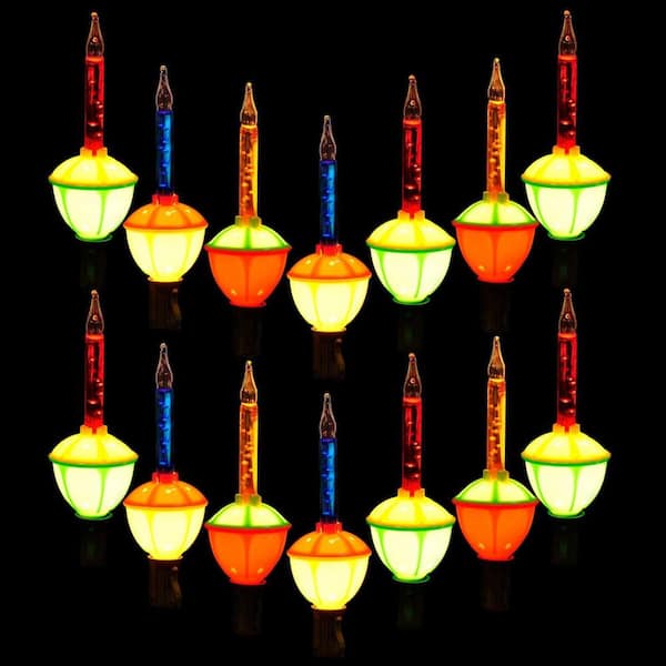 Christmas Bubble String Light, 7 Bubbles Lights, Old Fashion Vintage String Lights (Multicolor)