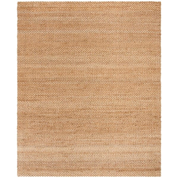 SAFAVIEH Natural Fiber Beige 8 ft. x 10 ft. Solid Area Rug