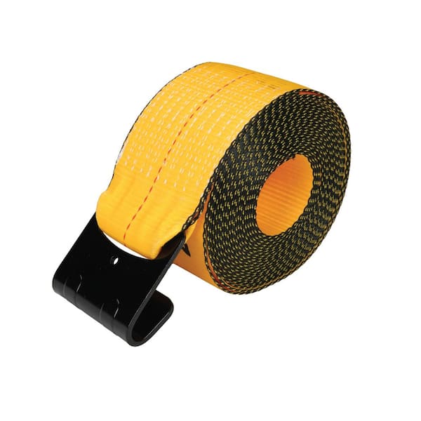 Flatbed Trailer Winch Straps-4 in. x 30 ft., 16,500 lbs. Break Strength