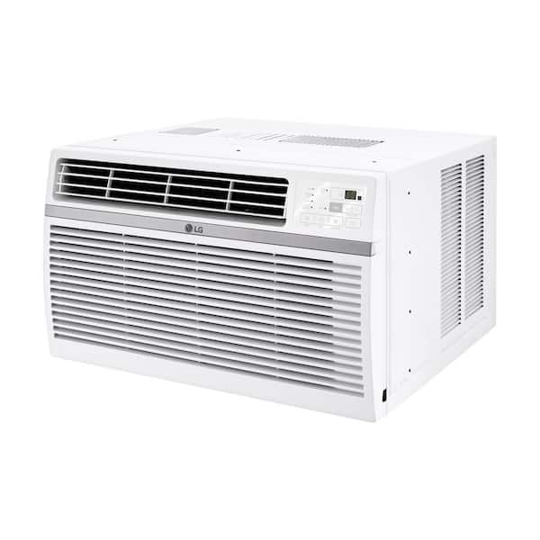 12,000 BTU 115-Volt Window Air Conditioner Unit Cools 550 sq. ft. with Remote, Dehumidifier and in White