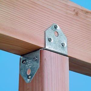BC Galvanized Post Cap for 4x Nominal Lumber