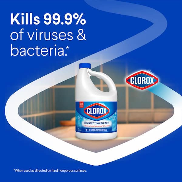 Concentrated Regular Disinfecting Liquid Laundry Bleach, 121 fl.oz.