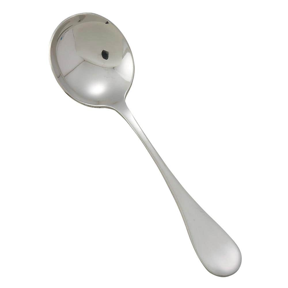 Winco Venice 18/8 Stainless Steel Extra Heavyweight Bouillon Spoon