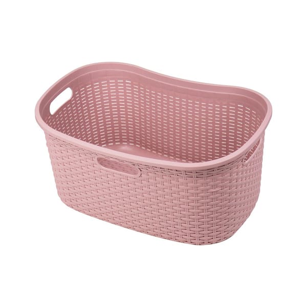 Plastic Ribbed Storage Baskets Superio Capacity: 1, Color: Off White