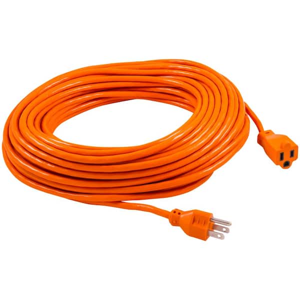 100 X 14/3 Gauge Indoor/Outdoor Extension Cord, Orange, 46% OFF