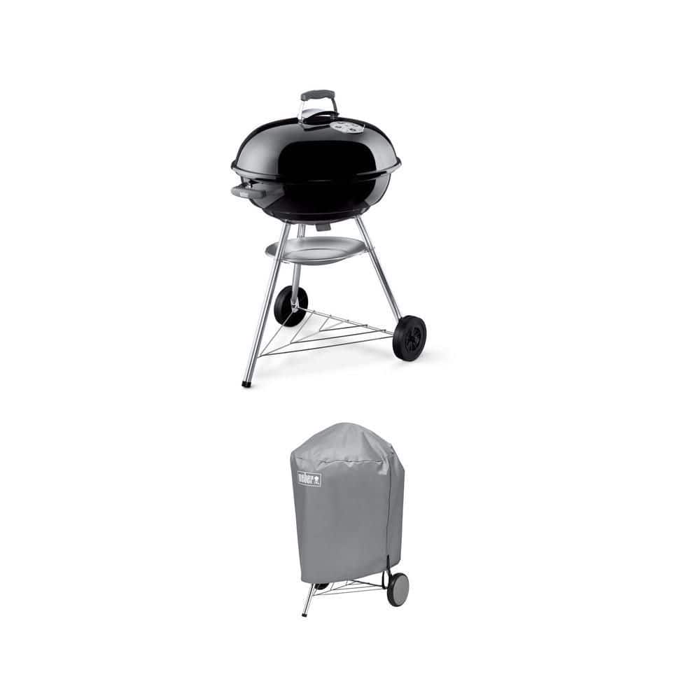 Weber Jumbo Joe Premium 22 in. Charcoal Grill in Black with Steel