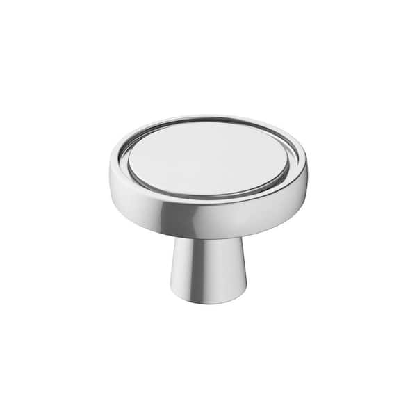 Amerock Destine 1-3/8 in. Dia Polished Chrome Cabinet Knob