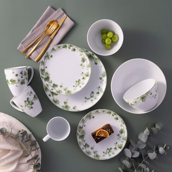 Noritake Noritake Ivy Whisper 10.5 in. Porcelain (Green) Dinner