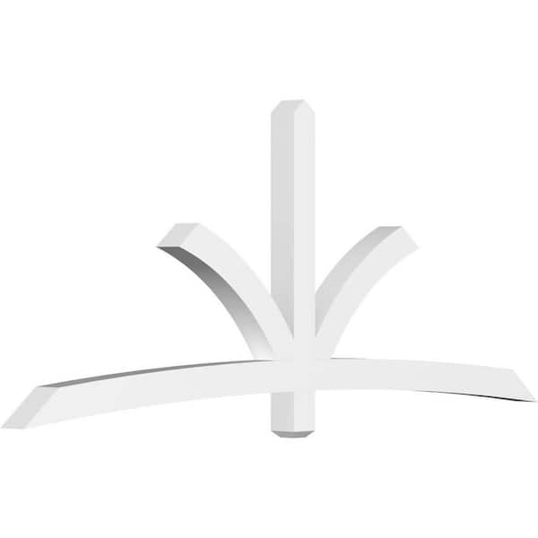 Ekena Millwork Davenport 96 in. W x 40 in. H x 4 in. D Signature Polyurethane Bracket