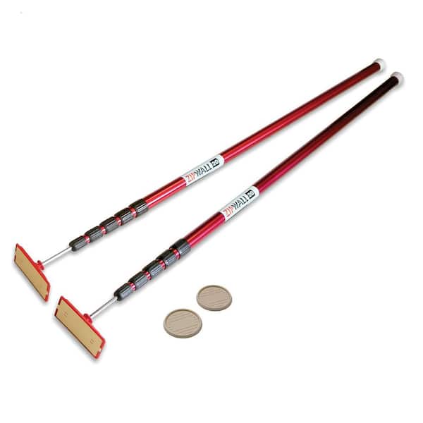 20 ft. Aluminum Dust Barrier Pole - Red (2-Pack)