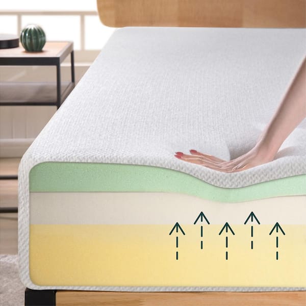 Ultima Comfort 8 in. Short Queen Memory Foam RV Mattress