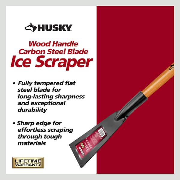 HUSKY 51” Multi Purpose Tool Ice Scraper Chopper Digger Carbon Steel Blade  NEW