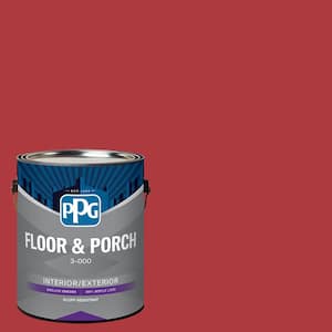 1 gal. PPG1187-7 Red Gumball Satin Interior/Exterior Floor and Porch Paint