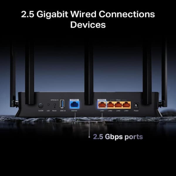 TP-Link Archer BE5000 Wi-Fi 7 ルーター TP-LINK Archer BE5000 : Dual-Band Wi-Fi 7 Router : 2. 5G Multi-Gig