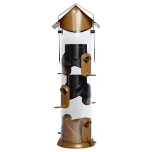 Wide Deluxe Easy Clean Metal Wild Bird Tube Feeder