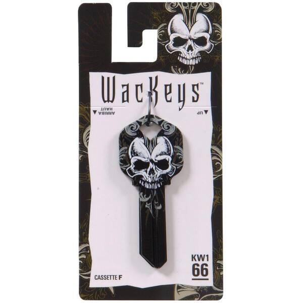 Whacky Key The Hillman Group #66 Blank Black Skull WacKey House Key 446263 - The ...