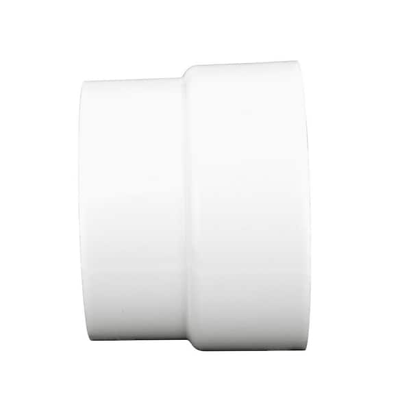 PVC Adapter, 4 in. DWV/SCH40 Hub X S&D Hub