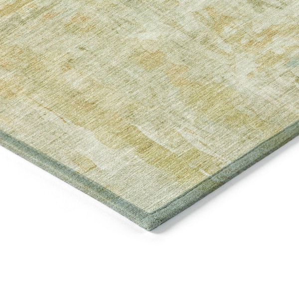 Chantille Machine Washable Indoor/Outdoor Abstract ACN2310 Celery 2 ft. x 3 ft. Accent Rug