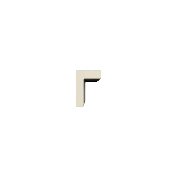 Ekena Millwork Sasha 1.125 in. D x 2 in. W x 94.5 in. L Polyurethane Crown Moulding