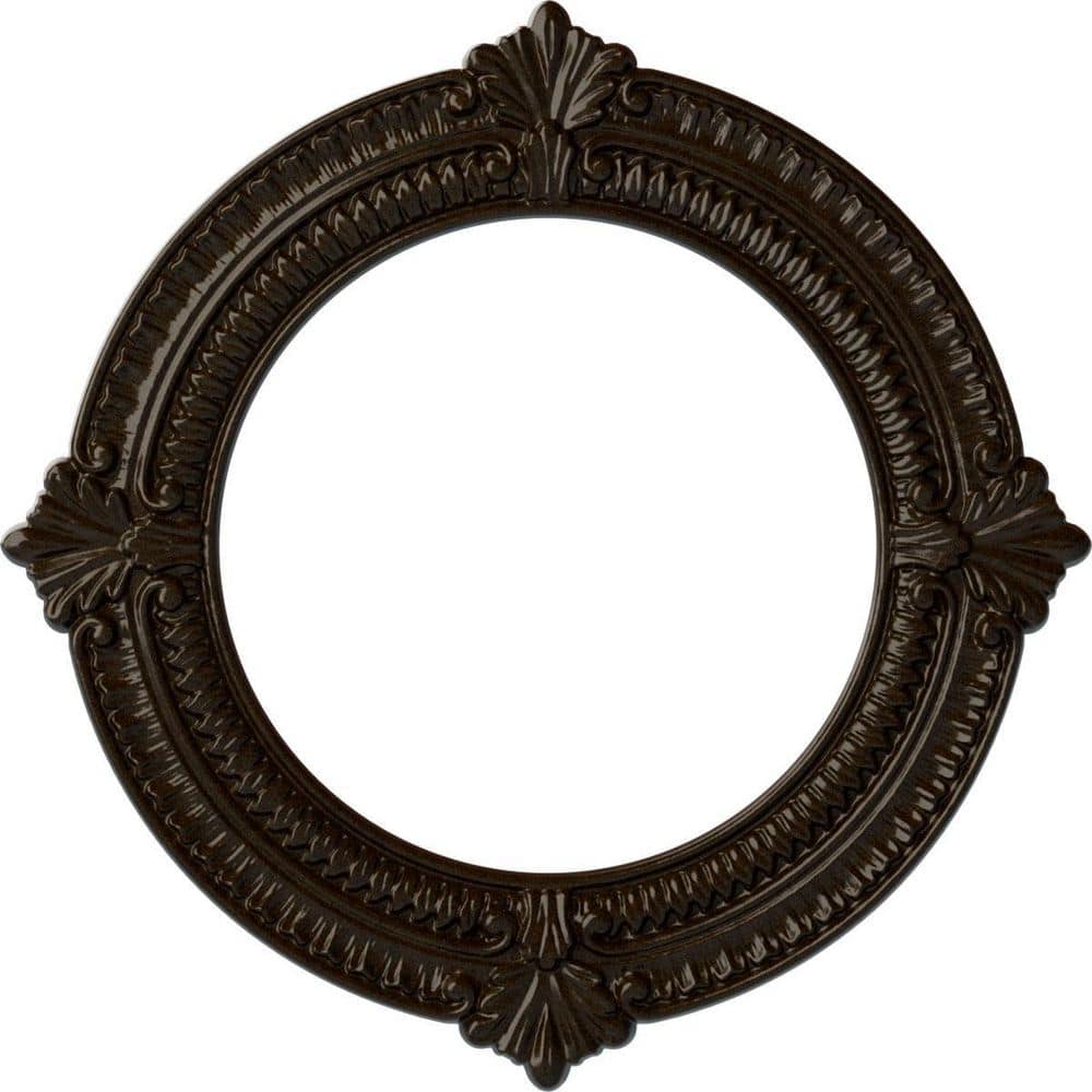 13-1/8 in. x 8 in. I.D. x 5/8 in. Benson Urethane Ceiling Medallion (Fits Canopies upto 8 in.), Bronze price history on PriceWatchPro