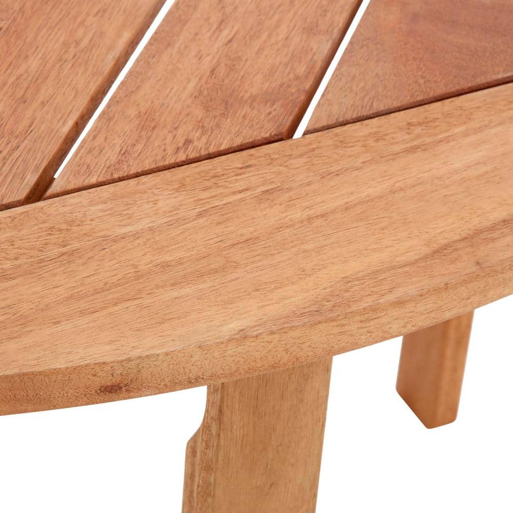 Arizona 5-Piece Eucalyptus Wood Round Patio Dining Set