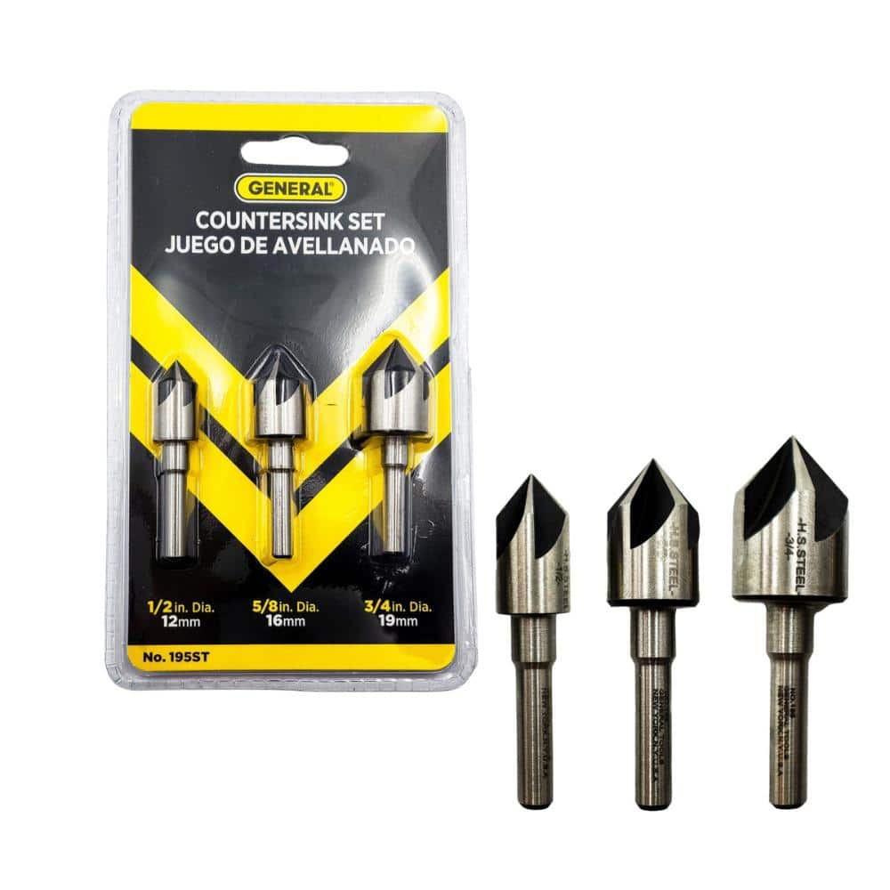 UPC 038728001955 product image for Countersink Set (3-Piece) | upcitemdb.com