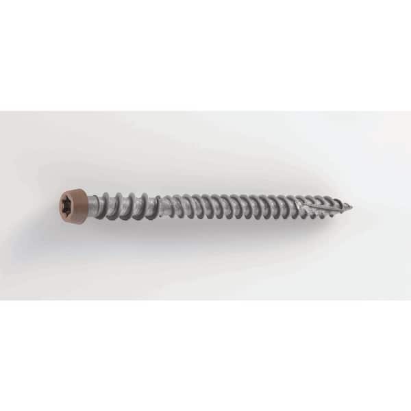 FastenMaster 2-1/2 in. Brown Torx Trim Head TrapEase Composite