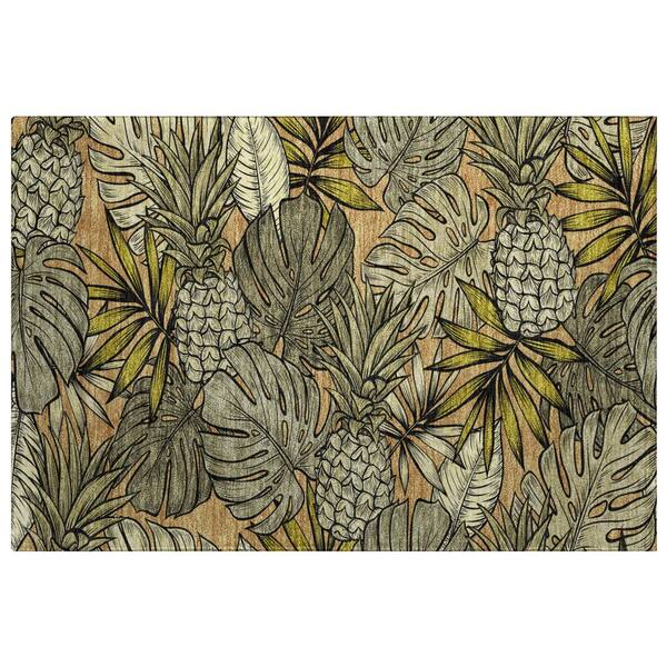 Dream Shag Premium Machine Washable Abstract ADS206 Baja 3 ft. x 4 ft. Area Rug