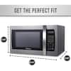 Farberware Professional 1.1 cu. Ft. 1000-Watt Countertop Microwave Oven in  Stainless Steel FMO11AHTBKL - The Home Depot