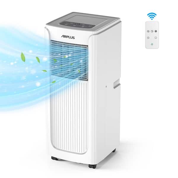 8000 BTU Portable Air Conditioner Cools 550 Sq. Ft. with Dehumidifier, Remote Control, Sleep Mode, with Window Kit Panel