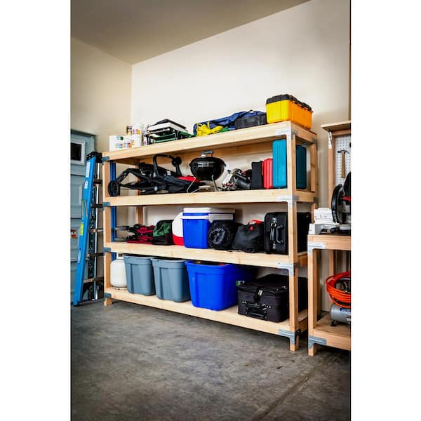 DIY Heavy-Duty Shelving Unit Hardware Kit