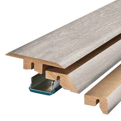 Cloud 0.75 in. T x 2.37 in. W x 78.7 in. L Laminate 4-in-1 Molding