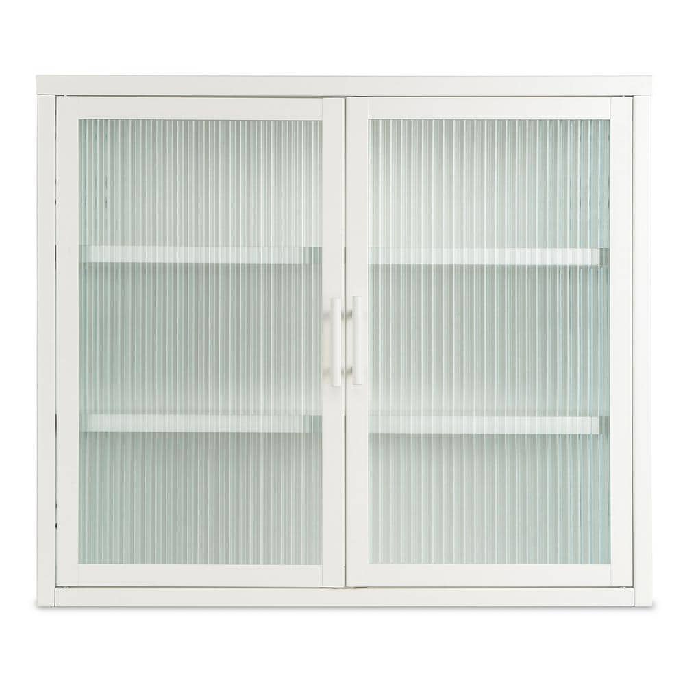 Retro Style 27.6 in. W x 9.1 in. D x 23.6 in. H Bathroom Storage Wall Cabin