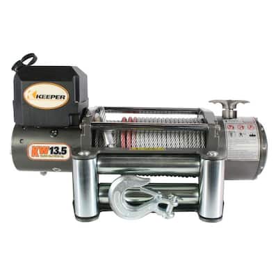 13,500 lbs. Utility Winch 12VDC with Wireless Remote