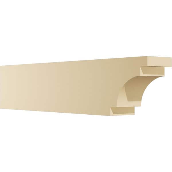 Ekena Millwork Standard Mediterranean 5 in. W x 8 in. H x 36 in. D Signature Urethane Rafter Tail Outlooker