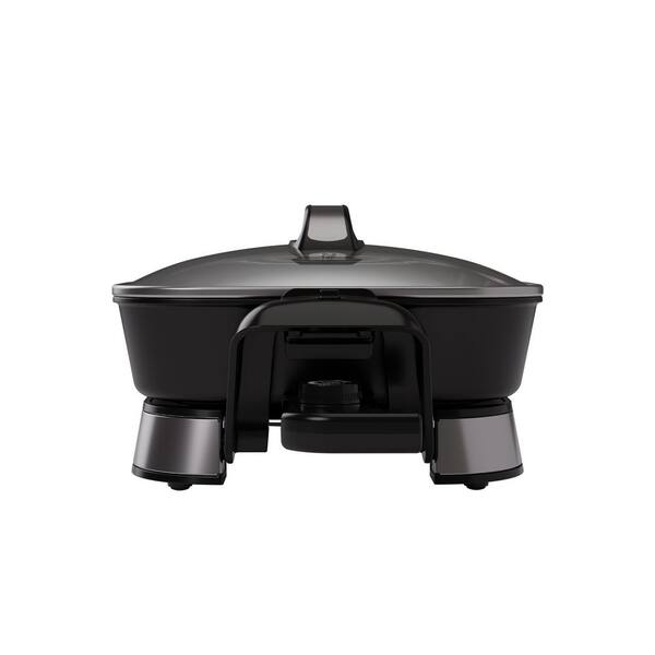 West Bend 11 sq. in. 4.2 Quart Electric Skillet with Foldable Base