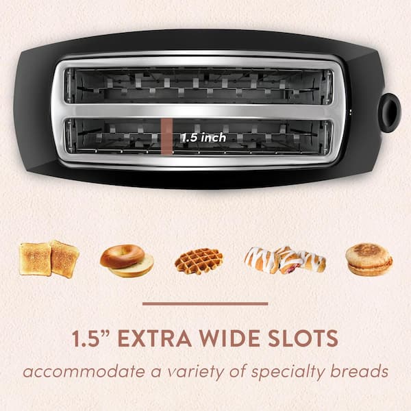 Elite Cuisine 4 Slice Cool-Touch Long Toaster [ECT-4829] – Shop